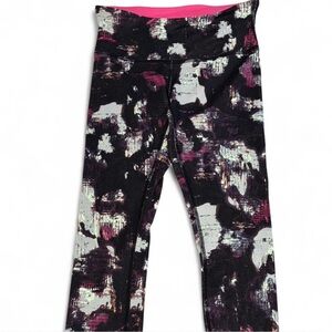 Lululemon Wunder Under Crop III Kara Blossom Floral Leggings Size 4
